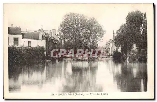 Ansichtskarte AK Montargis (Loiret) Bras du Loing