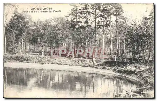 Cartes postales Montargis Prise d'eau dans la Foret