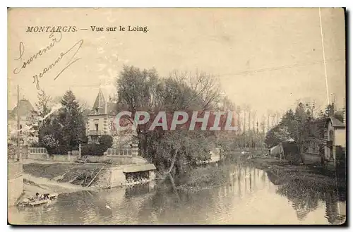 Cartes postales Montargis Vue sur le Loing