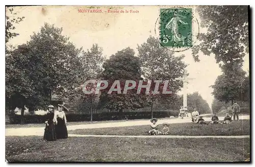 Cartes postales Montargis Entree de la Foret