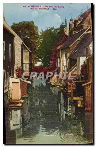 Cartes postales Montargis Un Bras du Loing Rue du Pont Neuf