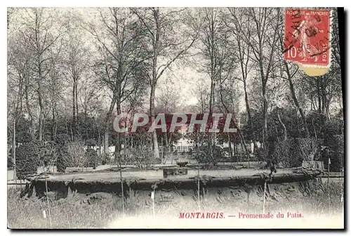 Cartes postales Montargis Promenade du Patis