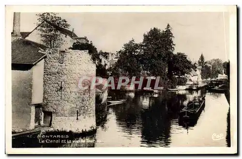 Ansichtskarte AK Montargis Le Canal et la Vielle Tour