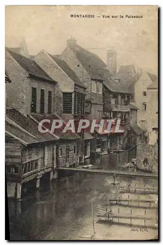 Cartes postales Montargis Vue sur le Puiseaux