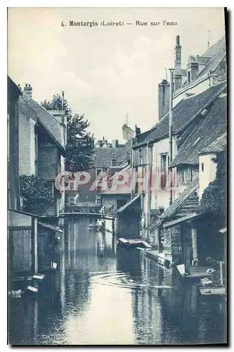 Cartes postales Montargis (Loiret) Rue sur l'eau