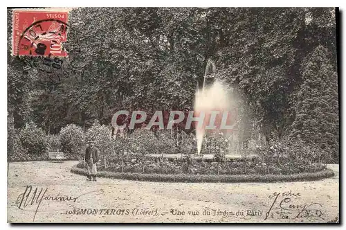 Cartes postales Montargis (Loiret) Une vue du Jardin du Patis