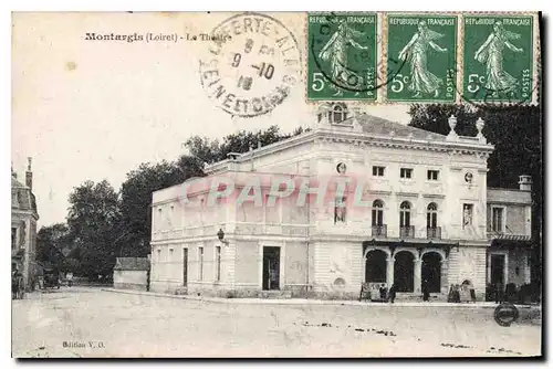 Cartes postales Montargis (Loiret) Le Theatre