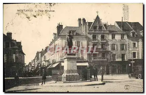 Cartes postales Montargis Place Mirabeau