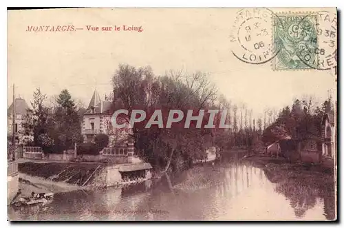 Cartes postales Montargis Vue sur le Loing