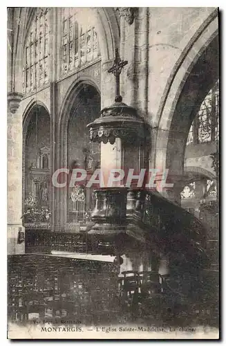 Cartes postales Montargis L'Eglise Sainte Madeleine La Chaire