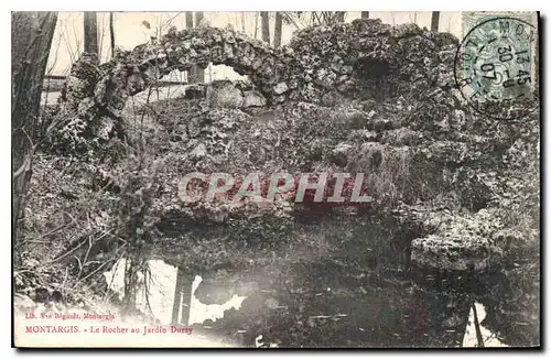 Cartes postales Montargis Le Rocher au Jardin Durzy