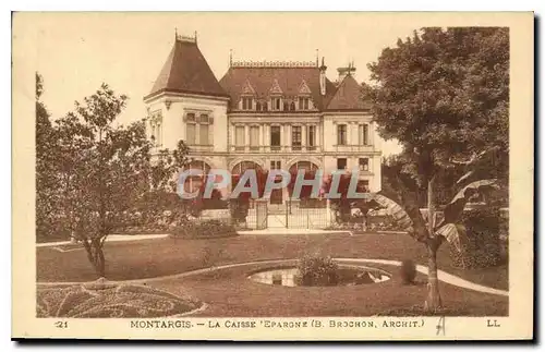 Cartes postales Montargis La Caisse Epargne (B Brochon Archit)