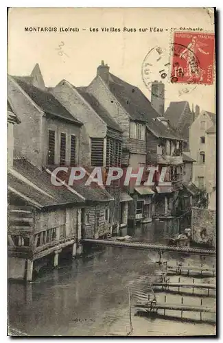 Cartes postales Montargis (Loiret) Les Vielles Rues sur l'Eau