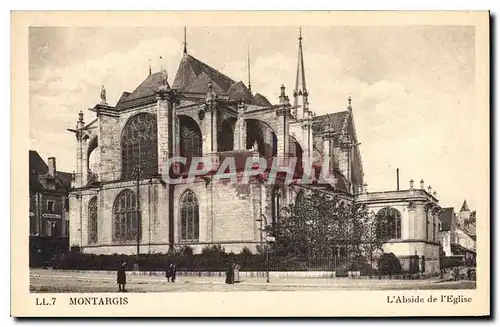 Ansichtskarte AK Montargis L'Abside de l'Eglise