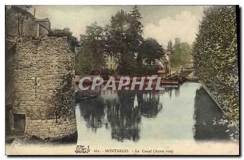 Ansichtskarte AK Montargis Le Canal (Autre vue)