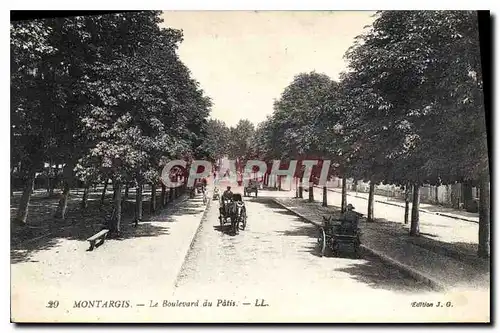 Cartes postales Montargis Le Boulevard du Patis