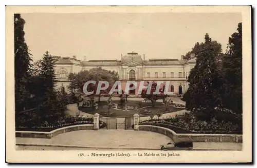 Cartes postales Montargis (Loiret) La Mairie et les Jardins