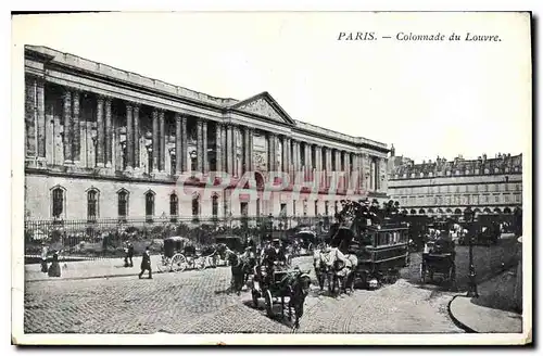 Cartes postales Paris Colonnade du Louvre