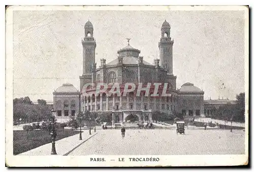 Cartes postales Paris Le Trocadero