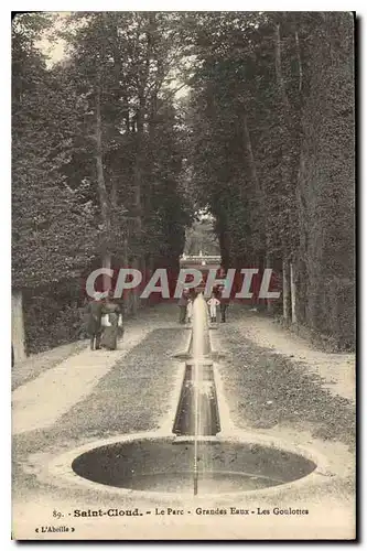 Cartes postales St Cloud Le Parc Grandes Eaux Les Goulottes