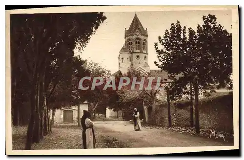 Cartes postales Ile St Honorat Chemin de Ronde a L'interieur de la cloture
