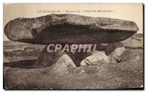Cartes postales Locmariaqueur Dolmen dit Table des Marchands