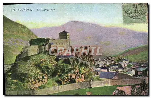 Cartes postales Lourdes Le Chateau fort