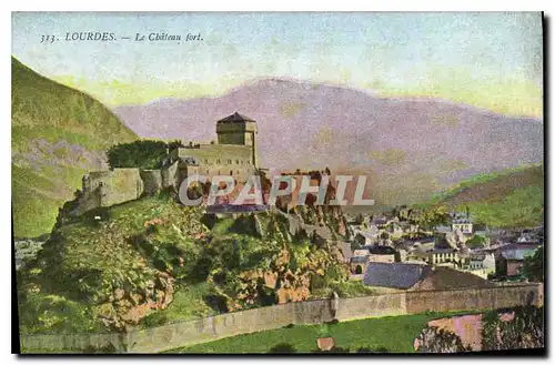 Cartes postales Lourdes Le Chateau fort