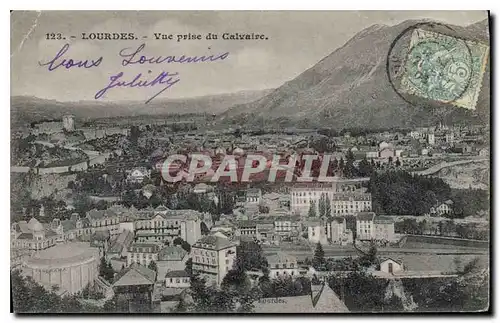 Cartes postales Lourdes Vue prise du Calvaire