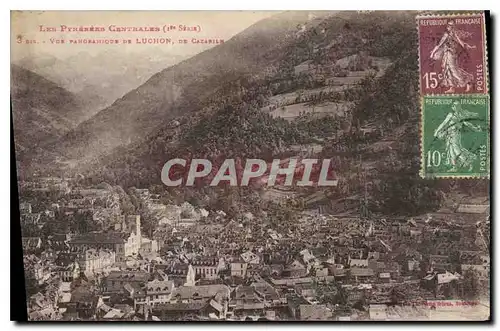 Cartes postales Les Pyrenees Centrales Vue panoramique de Luchon