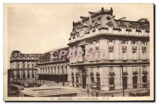 Cartes postales Bordeaux Gare St Jean