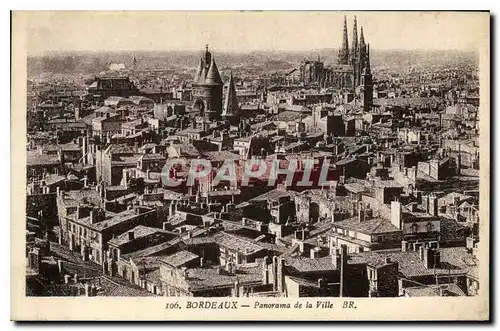 Ansichtskarte AK Bordeaux Panorama de la Ville