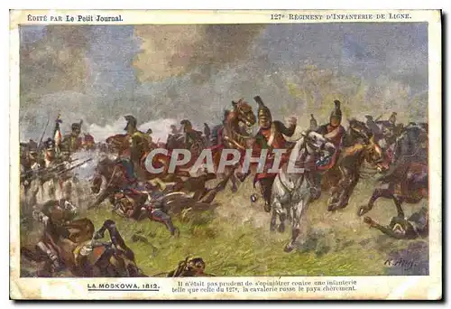 Cartes postales Regiment d'Infanterie de Ligne La Moskowa