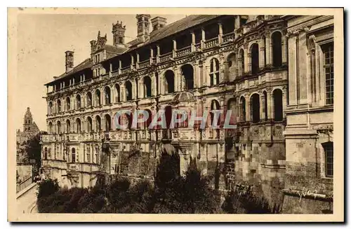 Cartes postales Blois L et Ch Le Chateau Facade Francois I