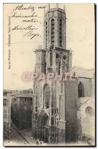 Cartes postales Aix en Provence cathedrale Saint Sauveur