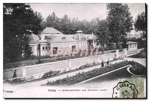 Cartes postales Vichy Etablissement des sources lardy