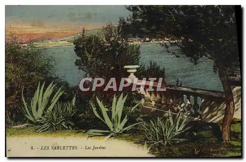 Cartes postales Les Sablettes les jardins