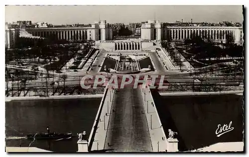 Ansichtskarte AK Paris le pont a Lena et le palais de Chaillot