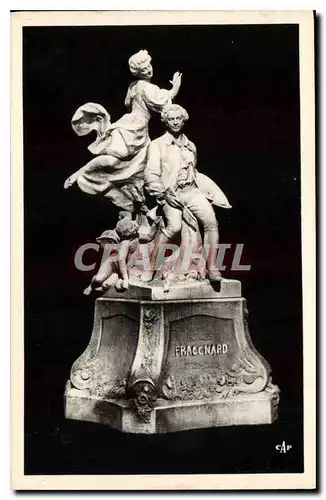 Cartes postales Grasse monument de Fragonard