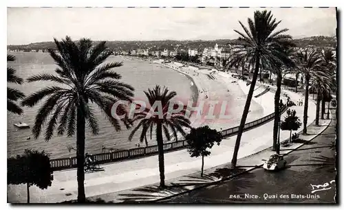 Cartes postales La Cote d'Azur Nice le Quai des Etats Unis