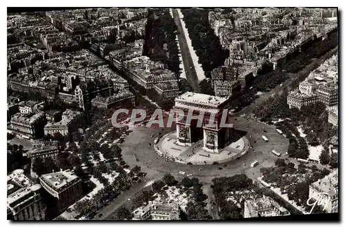 Ansichtskarte AK En avion sur paris Pilote orerateur R Henrard la place et l'arc de triomphe de l'Etoile au fond