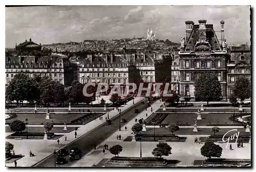 Ansichtskarte AK Paris et ses Merveilles la butte Montmartre vue du palais de Louvre