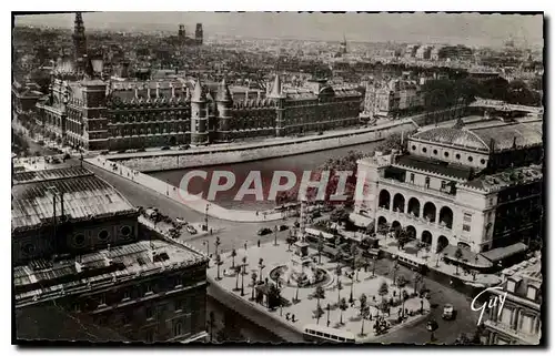 Ansichtskarte AK Paris et ses Merveilles sur la place au et le palais de justice