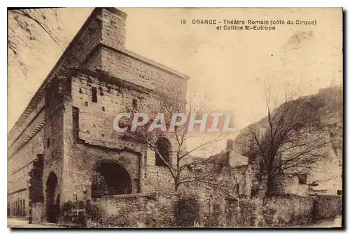 Cartes postales Orange Theatre Romain Cote du Cirque et Colline St Eutrope