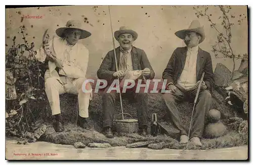 Cartes postales Jalousie  Hommes Poissons