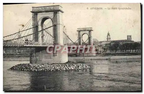 Cartes postales Avignon le pont suspendu