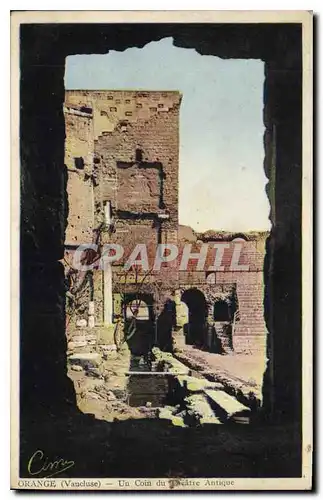 Cartes postales Orange Vaucluse Un coin du Theatre Antique