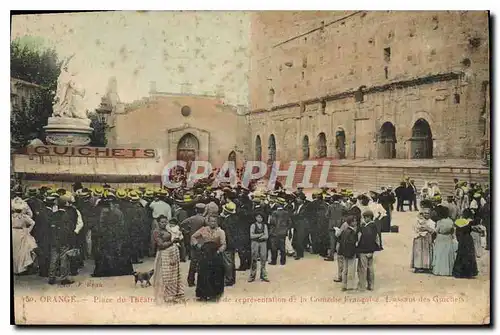 Cartes postales Orange Place du Theatre Antique