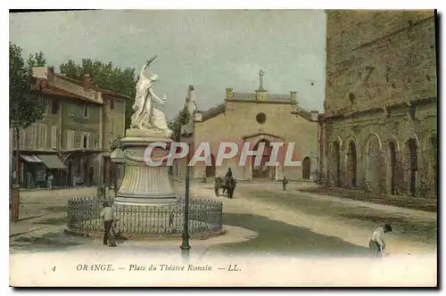 Cartes postales Orange Place du Theatre Romain