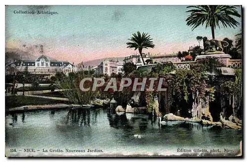 Cartes postales Nice La Grotte Nouveaux Jardins